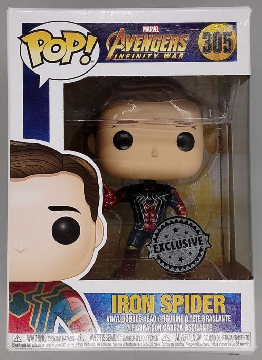 305 Iron Spider (Unmasked) Marvel Avengers - Funko POP - Box Damaged Funko