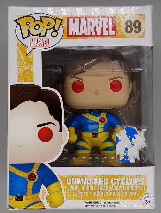 89 Unmasked Cyclops - Marvel X-Men - Box Damaged Funko POP