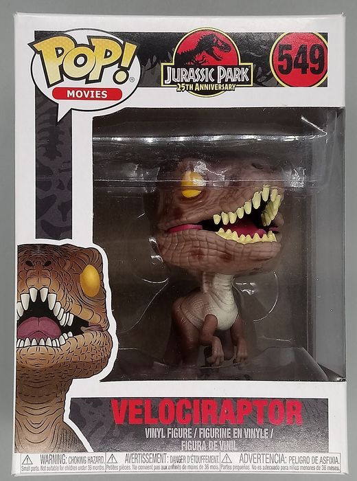 549 Velociraptor - Jurassic Park - Box Damaged Funko POP Funko