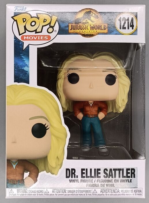 1214 Ellie Sattler - Jurassic World Dominion - Brand New Funko POP in Protector Funko