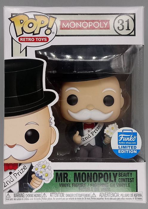31 Mr. Monopoly (Beauty Contest) Funko POP Funko