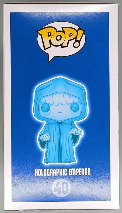 40 Holographic Emperor - Glow - Star Wars Funko POP