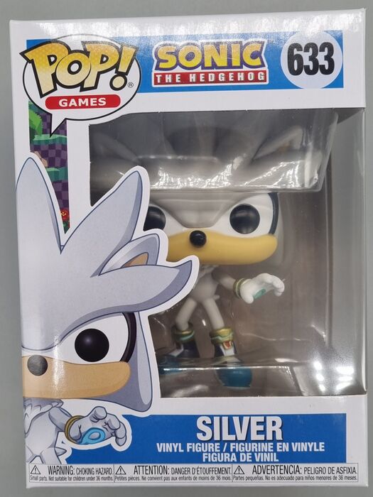 633 Silver - Sonic the Hedgehog Funko POP - Brand New
