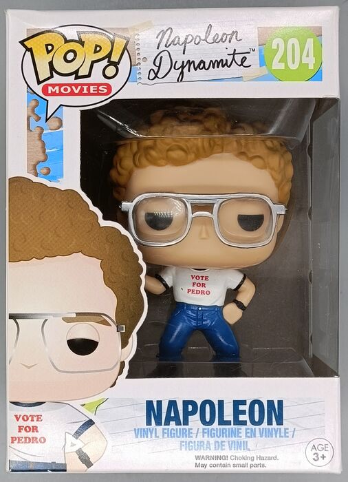 204 Napoleon - Napoleon Dynamite - Box Damaged Funko POP Funko