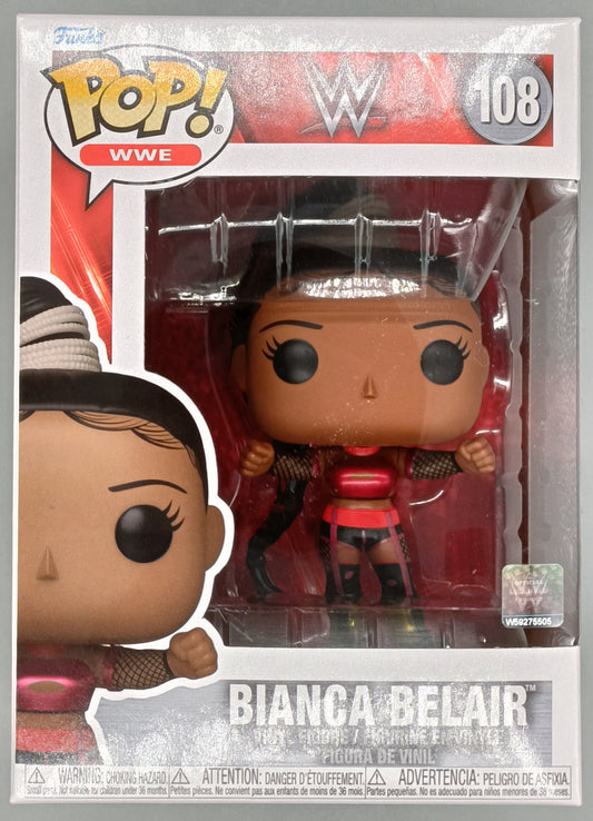 108 Bianca Belair (WrestleMania 38) - WWE - Brand New Funko POP in Protector
