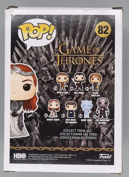 82 Sansa Stark (Queen of the North)  Game of Thrones Box Damaged Funko POP