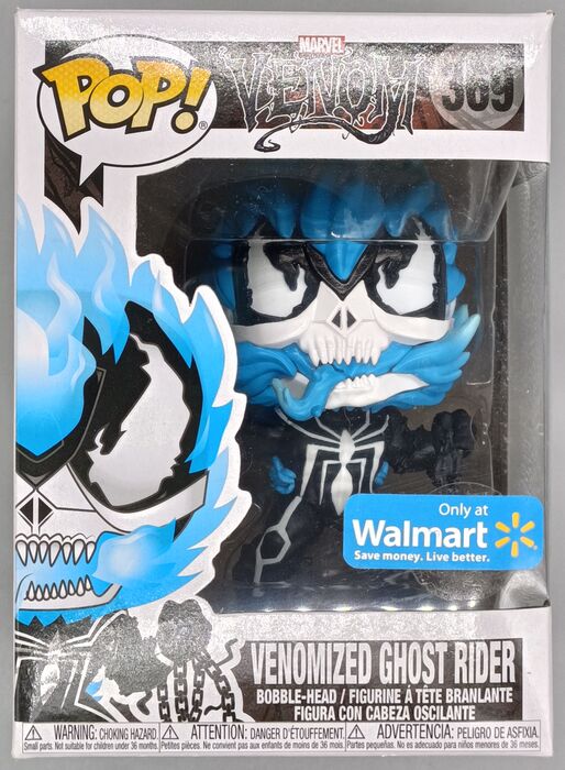 369 Venomized Ghost Rider (Blue) Marvel Venom Box Damaged Funko POP