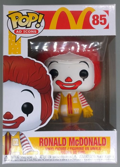 85 Ronald McDonald - Ad Icons - McDonalds Funko POP Funko