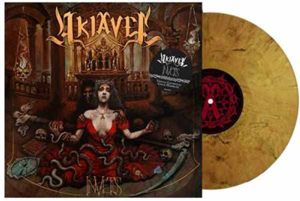 Akiavel - Invictus (Gold Marble Vinyl) - Death Metal - LP