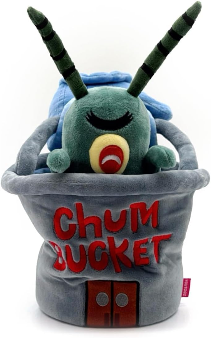 Youtooz - Spongebob Squarepants: Plankton Chum Bucket Plush (9 Inch) - [New] Youtooz