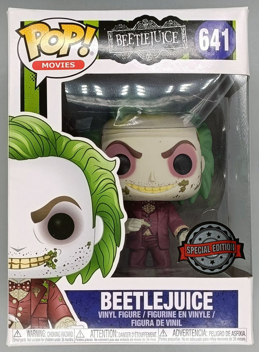 641 Beetlejuice (Wedding Outfit) Beetlejuice - Horror Funko POP (Box Damage)