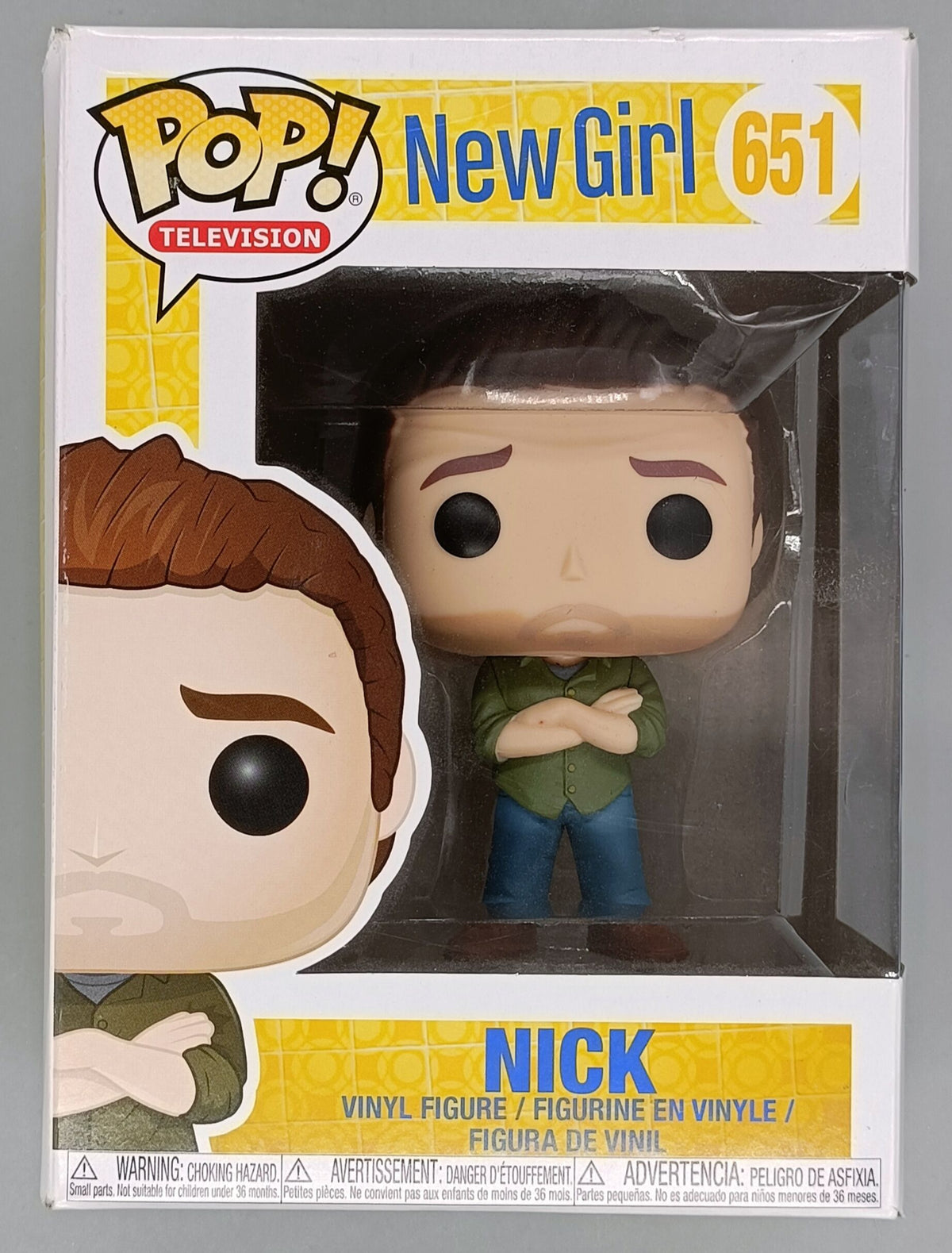 651 Nick -New Girl Funko POP (Box Damage)