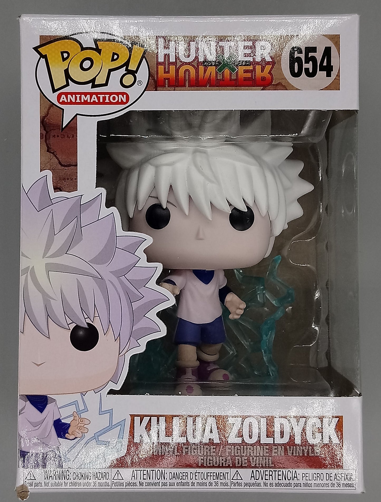 #654 Killua Zoldyck - Hunter x Hunter Funko POP (Box Damage)