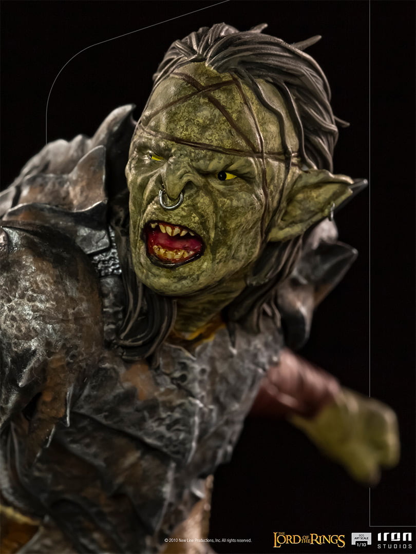 Scale Figure 1/10 Swordsman Orc - Lord of the Rings Scale Figures