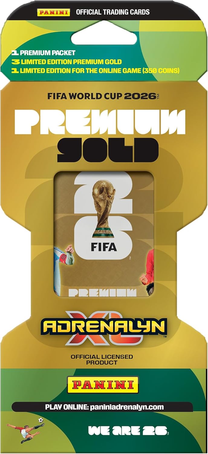 FIFA World Cup 2026 Trading Cards Premium Gold x1 Single Pack Panini