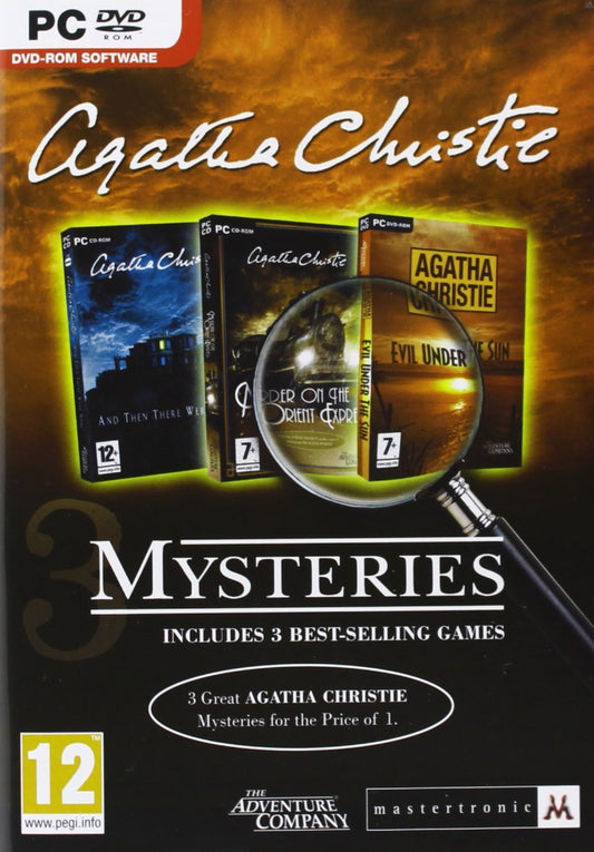 Agatha Christie Triple Pack PC CD/DVD Game [New & Sealed]
