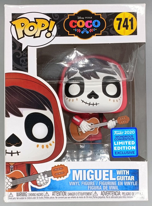 741 Miguel (with Guitar) Disney Coco - 2020 Con Ltd Funko POP (Box Damage)