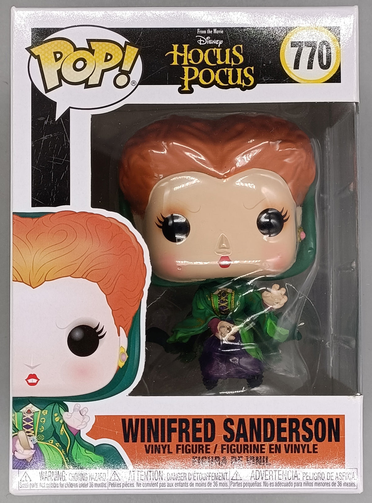 770 Winifred Sanderson (Flying) - Disney Hocus - Funko POP (Box Damage)