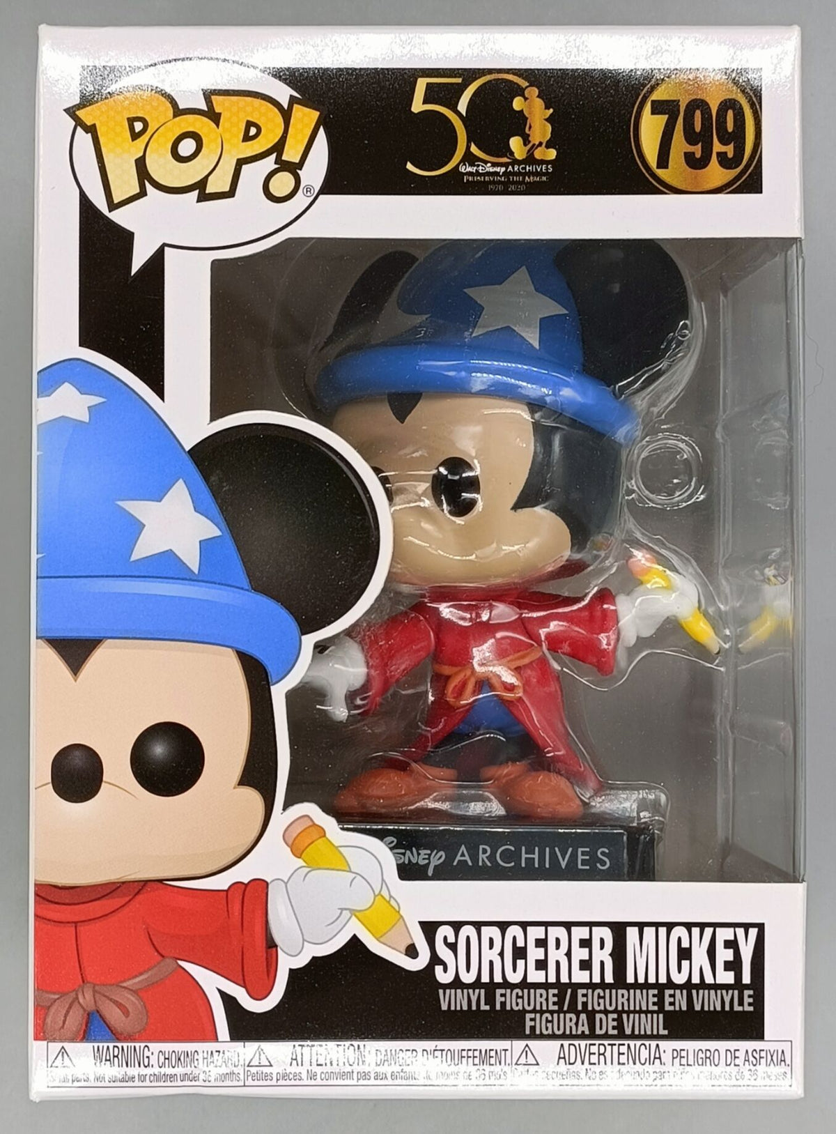 799 Sorcerer Mickey (Archives) Disney Funko POP (Box Damage)