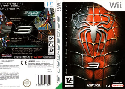 Spider-Man The Movie 3 for Nintendo Wii/Wii-U Nintendo