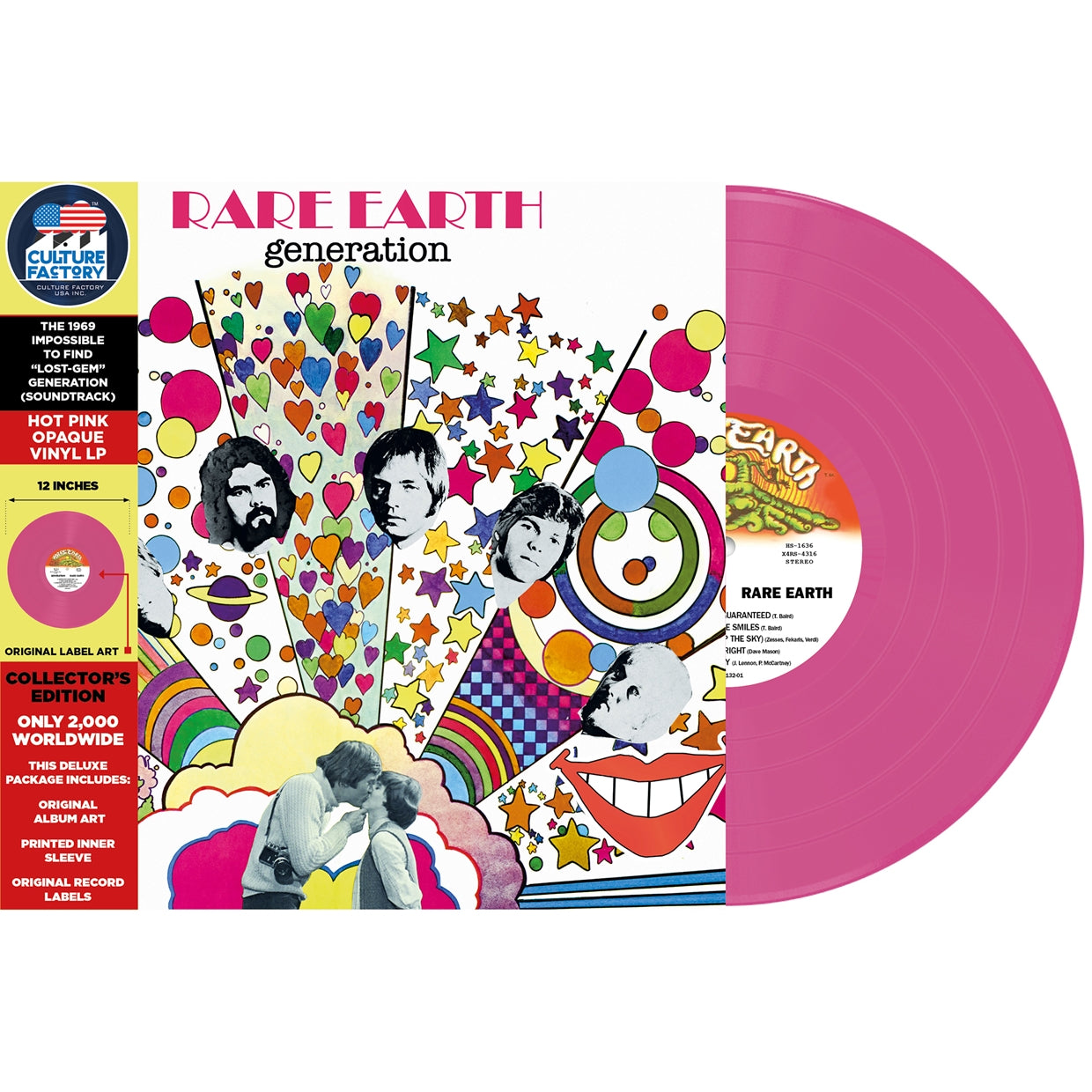 Rare Earth - Generation (Pink Vinyl) - Soul/Funk - LP