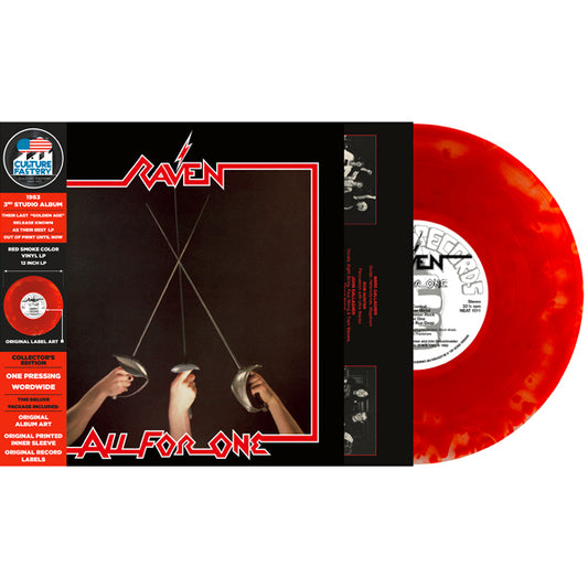 Raven - All For One (Cloudy Black & Red Vinyl) - <NONE> - LP