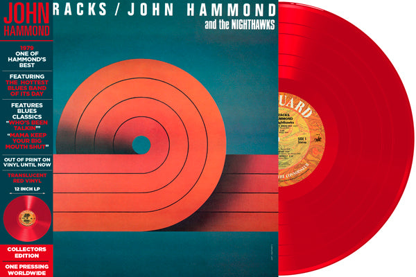 John Hammond And The Nighthawks - Hot Tracks (Red Vinyl) - <NONE> - LP