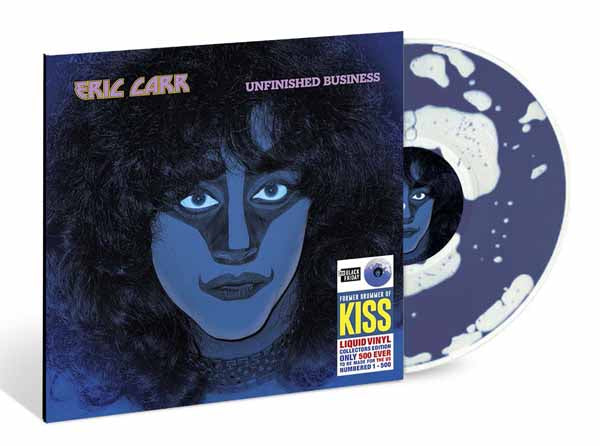 Eric Carr - Unfinished Business (Limited Liquid-Filled Dark Blue Vinyl) - Rock - LP