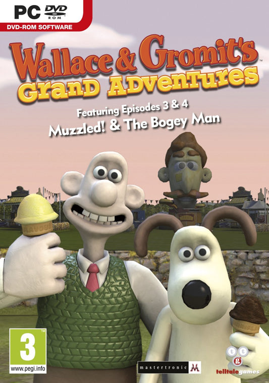 Wallace & Gromit Grand Adventures 3 & 4 PC CD/DVD Game [New & Sealed]