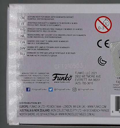 841 Crash Bandicoot (in Mask Armor) - 2021 Con Funko POP (Box Damage)