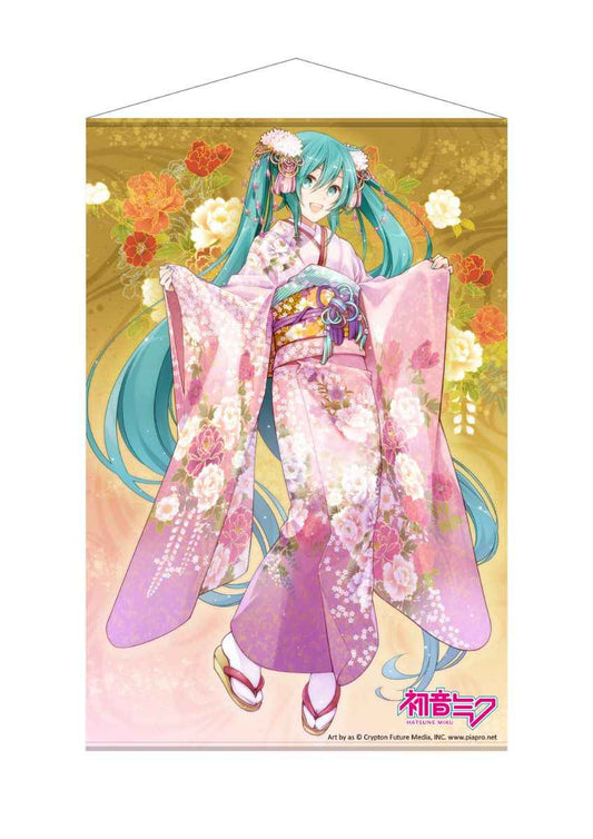 Hatsune Miku Wallscroll - Kimono - Sakami