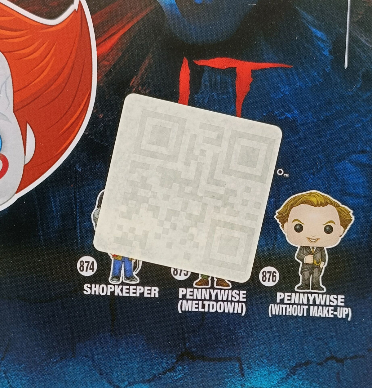 877 Pennywise (with Glow Bug) Funko POP (Box Damage)