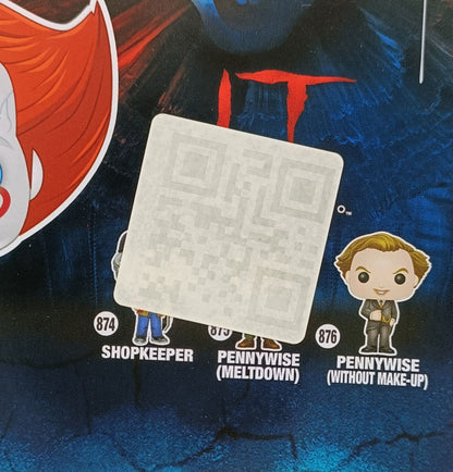 877 Pennywise (with Glow Bug) Funko POP (Box Damage)