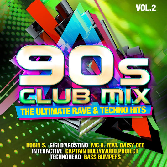 Various Artists - 90S Club Mix Vol. 2 - The Ultimative Rave & Techno (2Cd) - Electronic - DCD