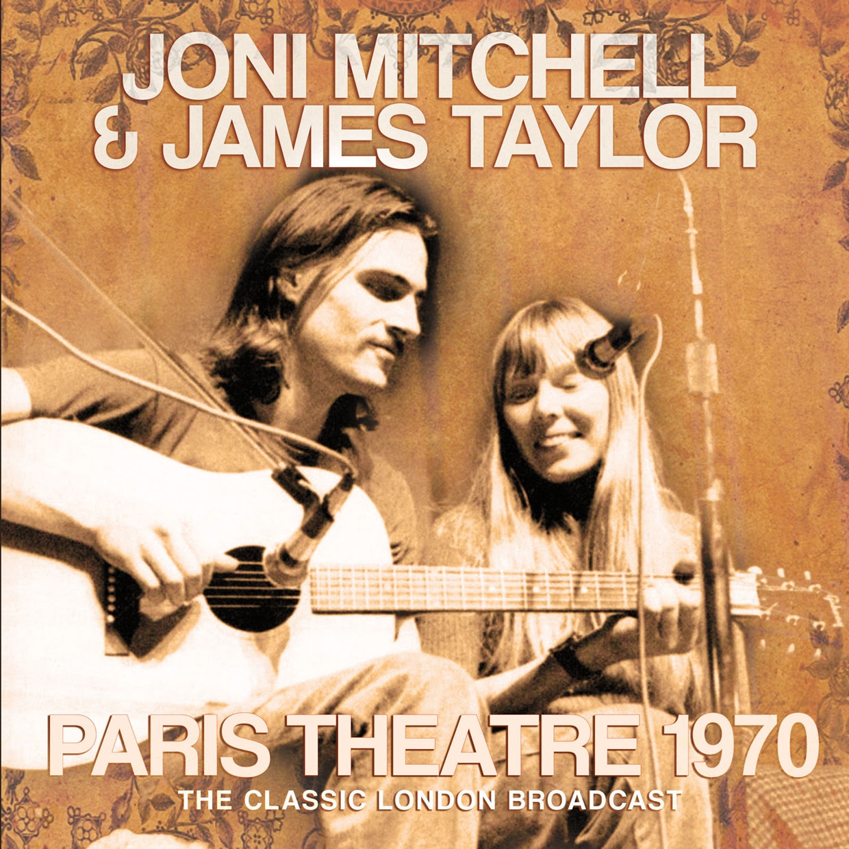 Joni Mitchell & James Taylor - Paris Theatre 1970 - Country/Folk - CD