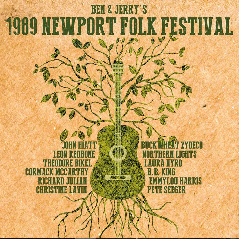 Ben & Jerry'S 1989 Newport Folk Festival - John Hiatt/Leon Redbone/Theodore Bikel/Cormack Mccarthy And Many More - Country/Folk - 3CD