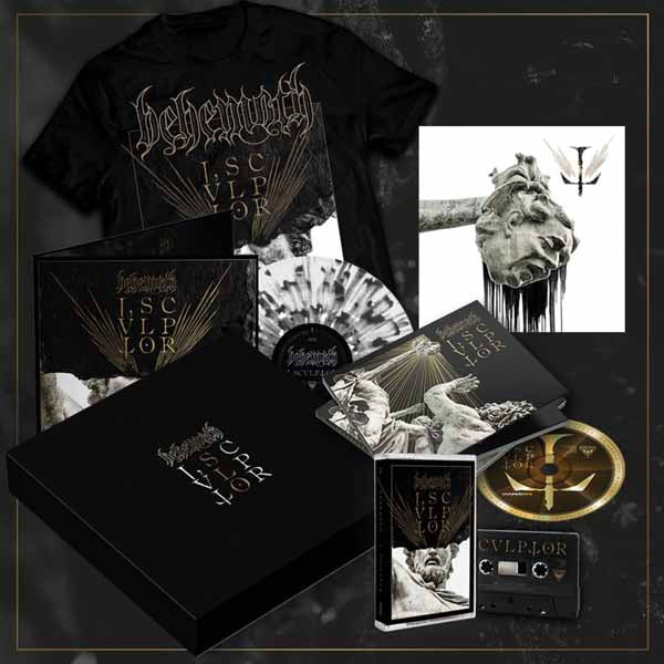 Behemoth - I, Scvlptor (Clear W/Black Splatter Lp / T-Shirt / Tape / Cd / Poster) - Death Metal - LPB