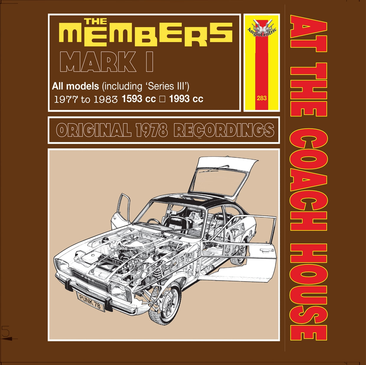 Members, The - At The Coach House  The Lost Studio Tapes (Yellow Vinyl) - Rock/Pop - LP