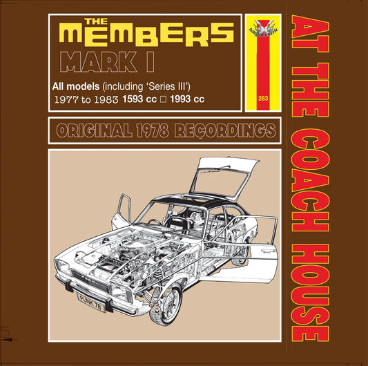 Members, The - At The Coach House  The Lost Studio Tapes (Yellow Vinyl) - Rock/Pop - LP