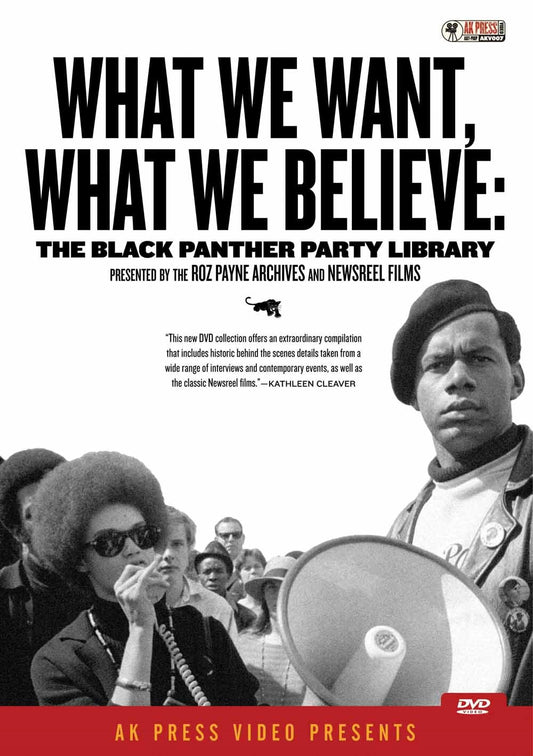 Feature Film - What We Want, What We Believe: Black Panther Party Library - Film/TV/Character - DVD