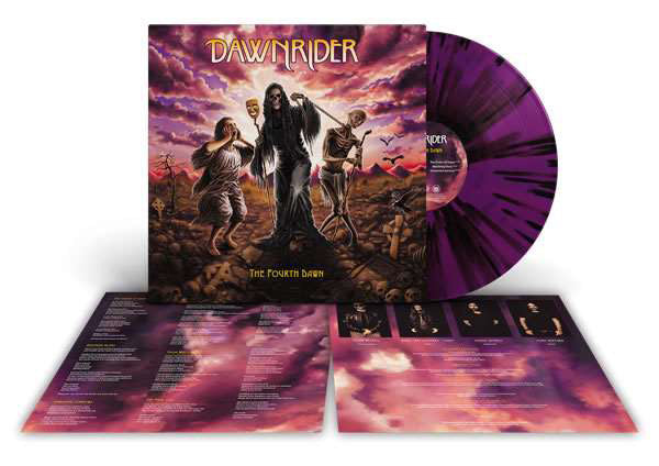 Dawnrider - The Fourth Dawn (Purple/Black Splatter Vinyl) - Doom Metal - LP