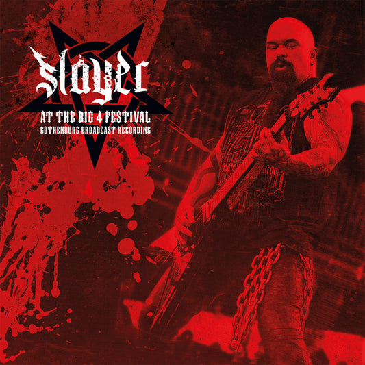 Slayer - At The Big 4 Festival (Clear W/ Red Splatter Vinyl) - Thrash Metal - LP