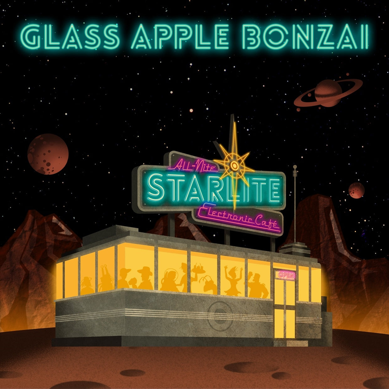 Glass Apple Bonzai - The All-Nite Starlite Electronic Cafe - Electronic - CD