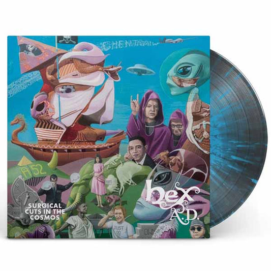 Hex A.D. - Surgical Cuts In The Cosmos (Black / Turquoise Splatter) - Metal - LP