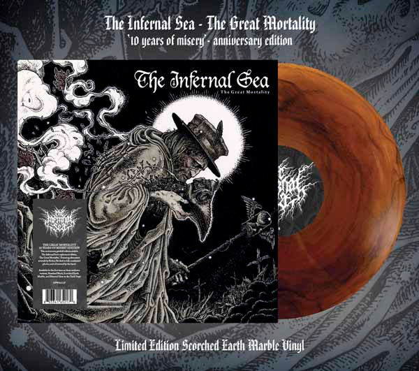 Sting - The Great Mortality Ñ 10 Years Of Misery Edition (Scorched Earth Marble)(+7") - Black Metal - Music Vinyl LP