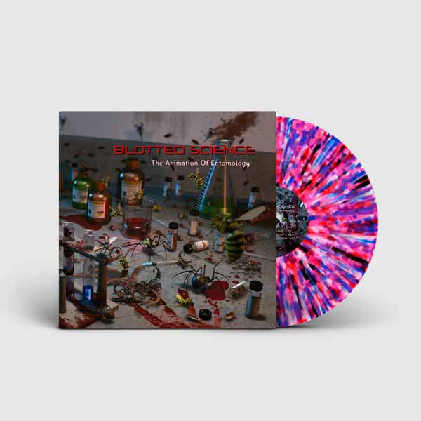 Blotted Science - The Animation Of Entomology (Red/Blue/White/Black Splatter) - Death Metal - LP