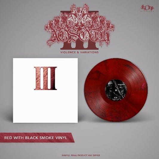 Aosoth - Iii - Violence & Variations (Re-Issue) (Red/Black Smoke Vinyl) - Black Metal - LP