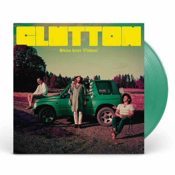 Glutton - Skiva Heter Vishnu! (Transparent Green Vinyl) - Prog Rock - LP