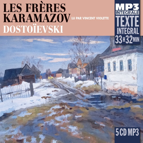 Fiodor Dostoïevski - Les Frères Karamazov, Lu Par Vincent Violette  (Integrale Mp3) - Rock/Pop - 5CD