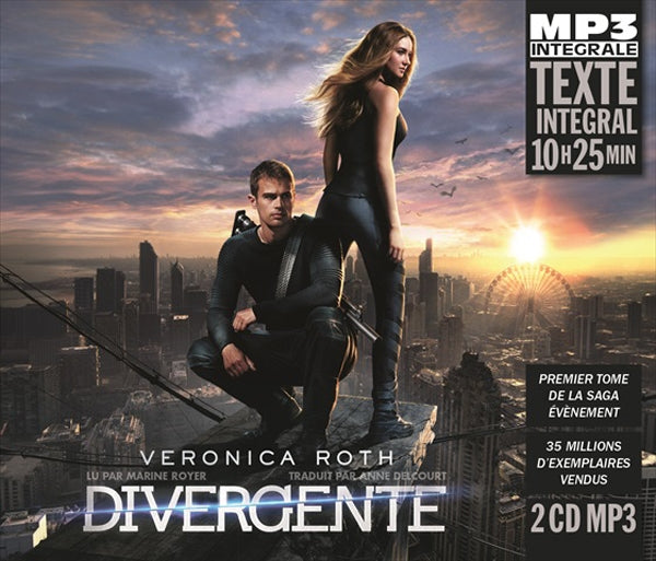 Veronica Roth - Divergente, Lu Par Marine Royer - Traduit Par Anne Delcourt - Rock/Pop - DCD